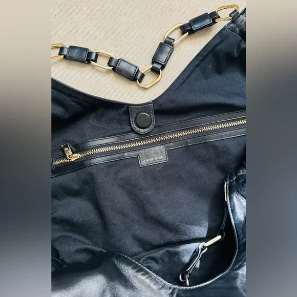 EUC Anine Bing Kate large tote soft leather - Picture 4 of 5